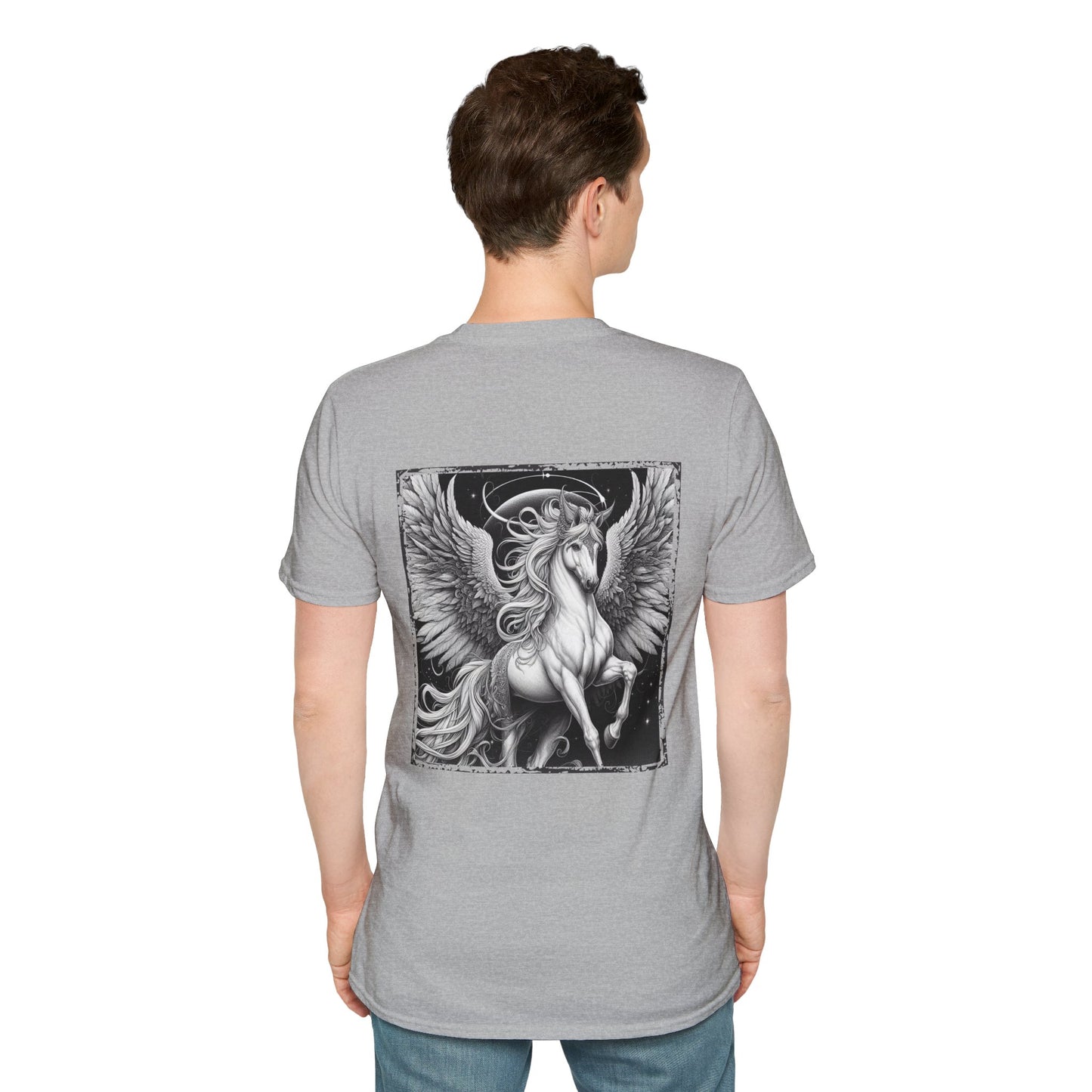 Greek Pegasus Graphic T-Shirt