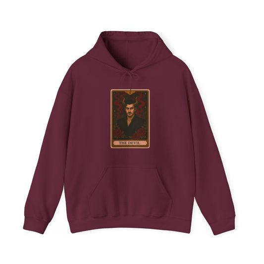 Mock Tarot Card "The Devil" (It's just a man...) Hoodie
