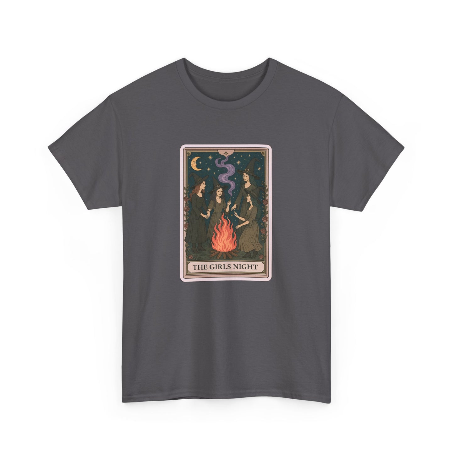 Mock Tarot Card "The Girls Night" Witch T-Shirt