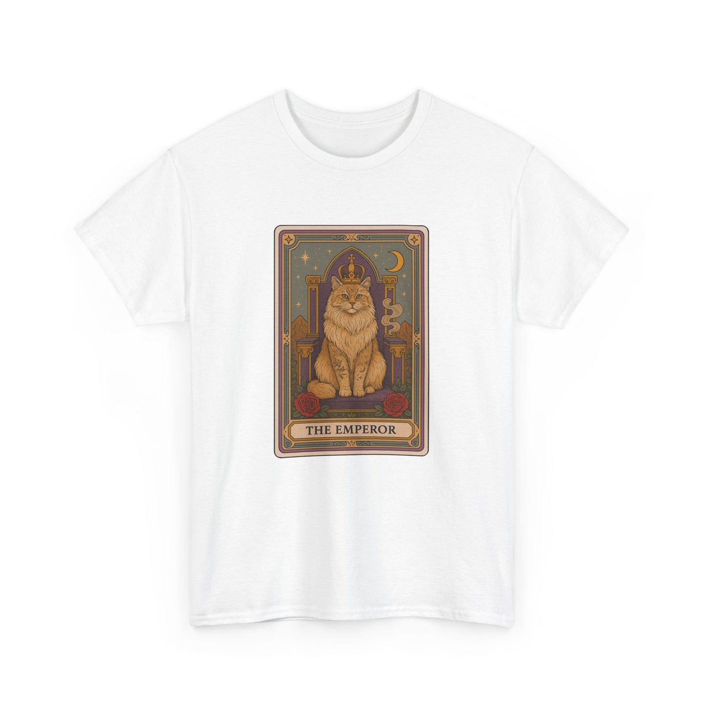 Mock Tarot Cards "The Emperor" Cat Unisex T-Shirt
