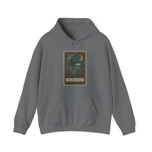 Mock Tarot Card "The Breakfast" Vape and Matcha Unisex Hoodie