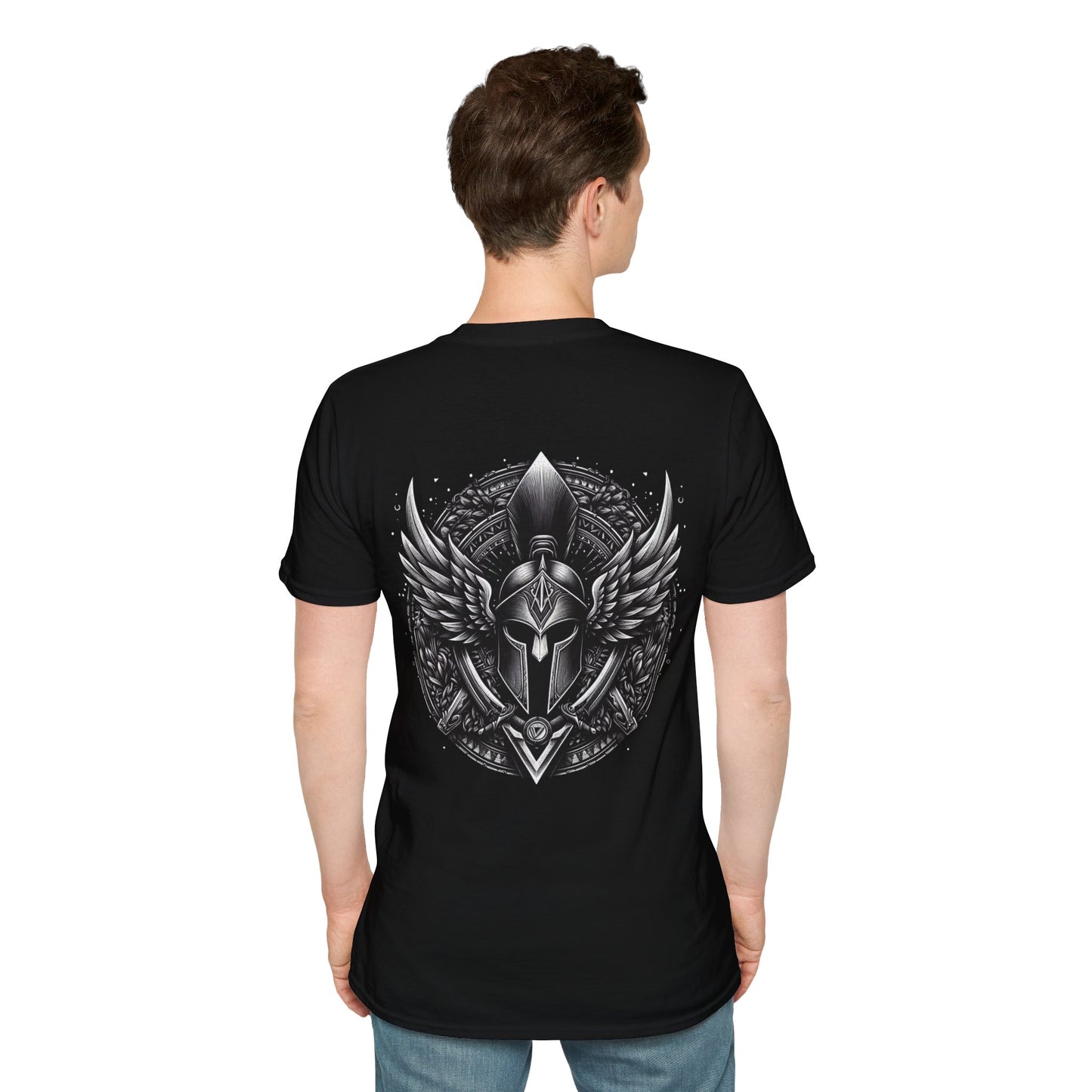 Greek Spartan Symbol Graphic T-Shirt