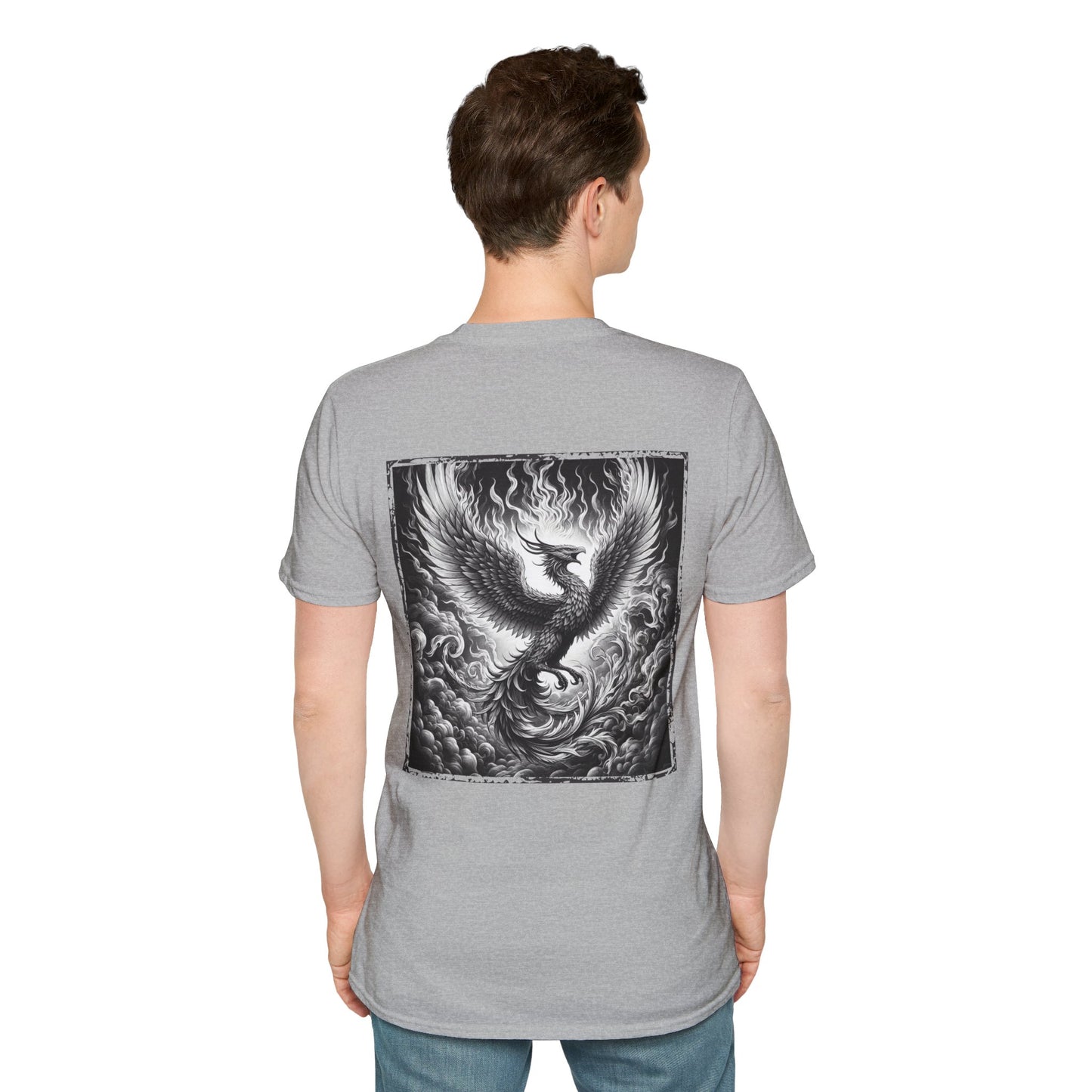 Greek Phoenix Graphic T-Shirt
