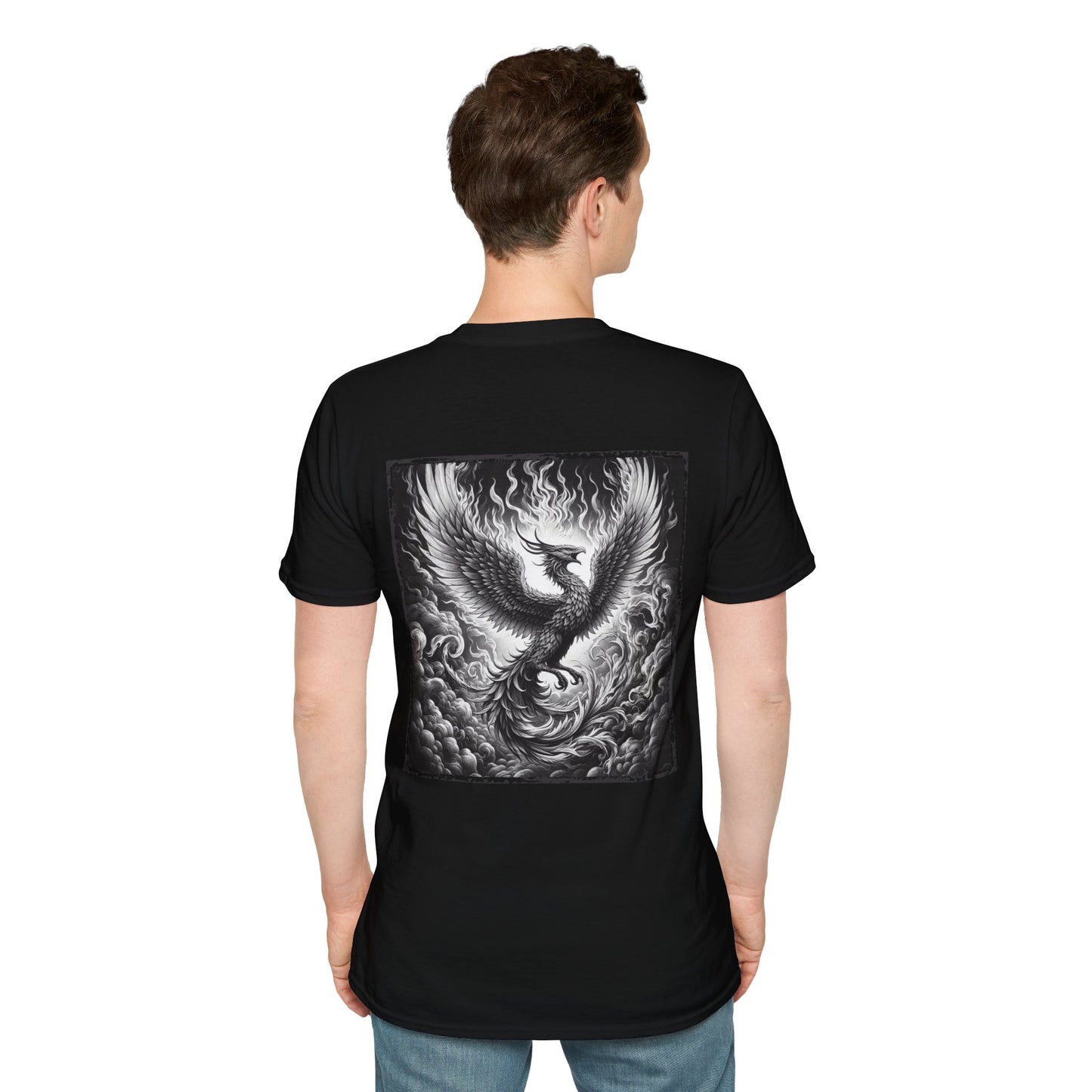 Greek Phoenix Graphic T-Shirt
