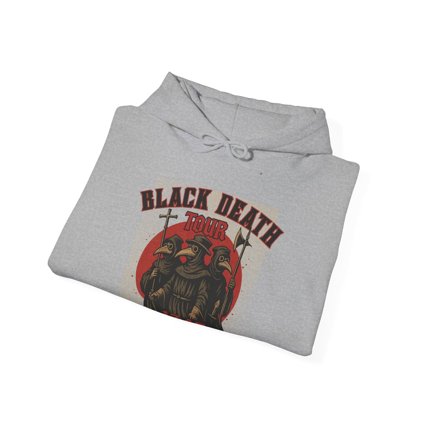 Black Death Tour Medieval Parody Hoodie