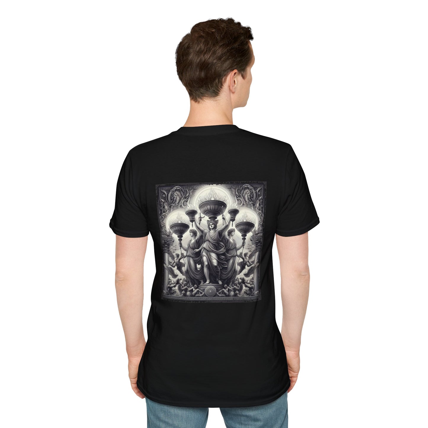 Greek Lampades Graphic T-Shirt