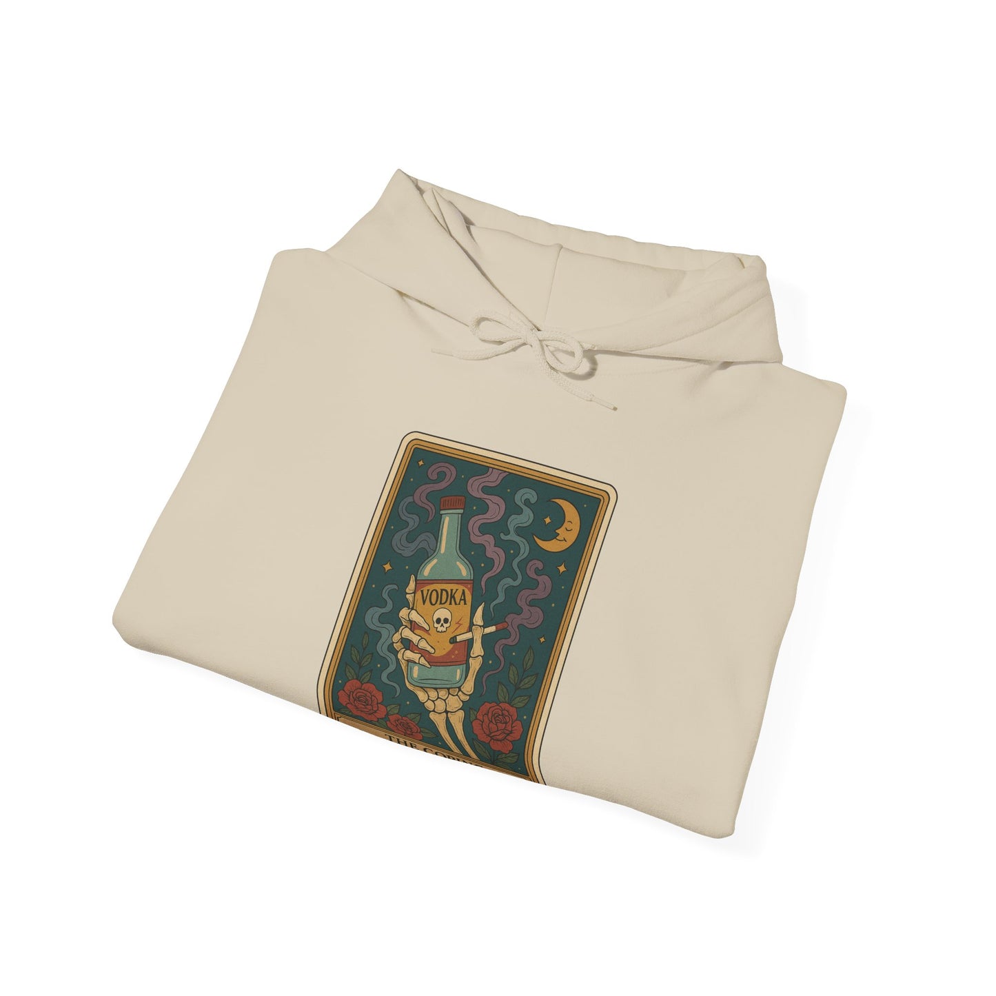 Mock Tarot Card "The Coping Mechanism" Hoodie