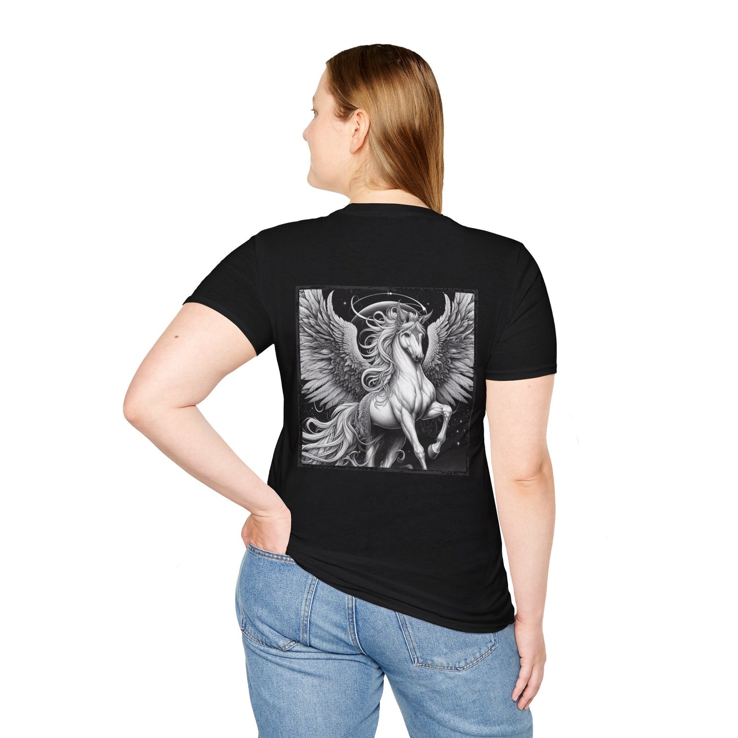 Greek Pegasus Graphic T-Shirt