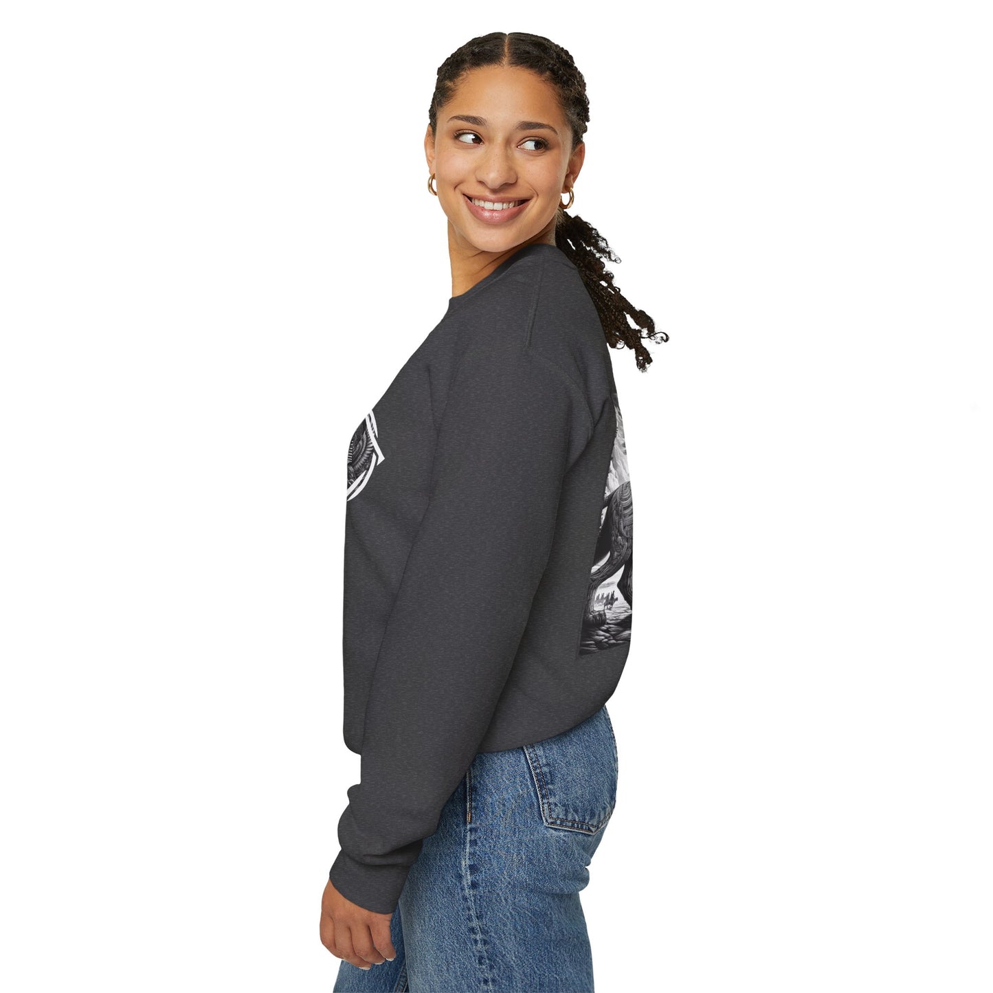 Egyptian Sphinx Graphic Sweatshirt