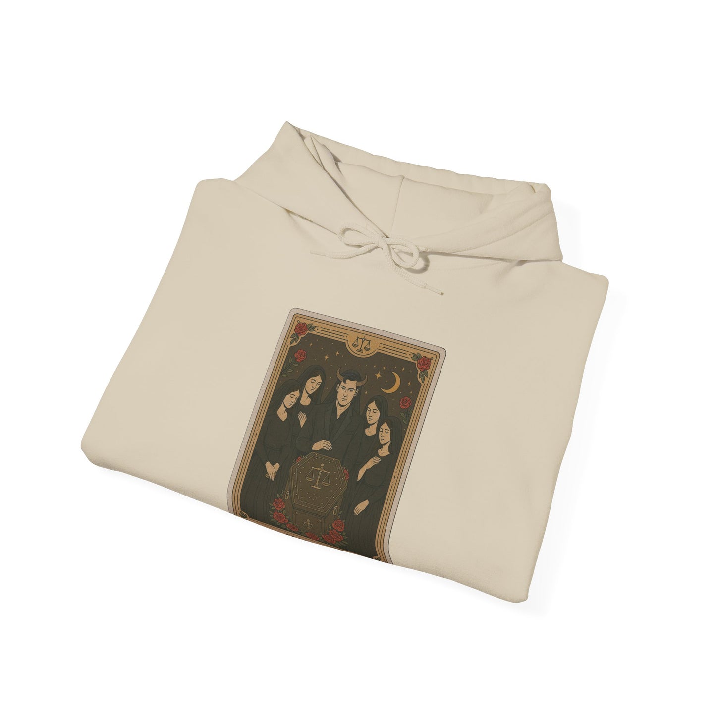 Mock Tarot Card "Justice" Hoodie