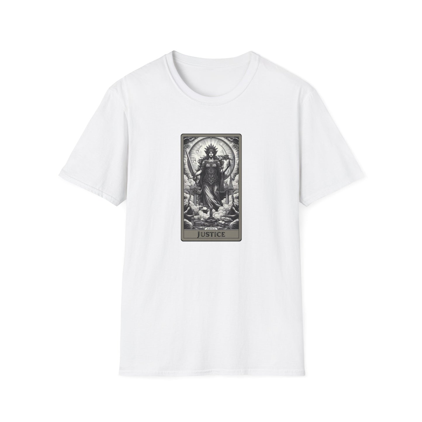 "Justice" Tarot Card Graphic T-Shirt