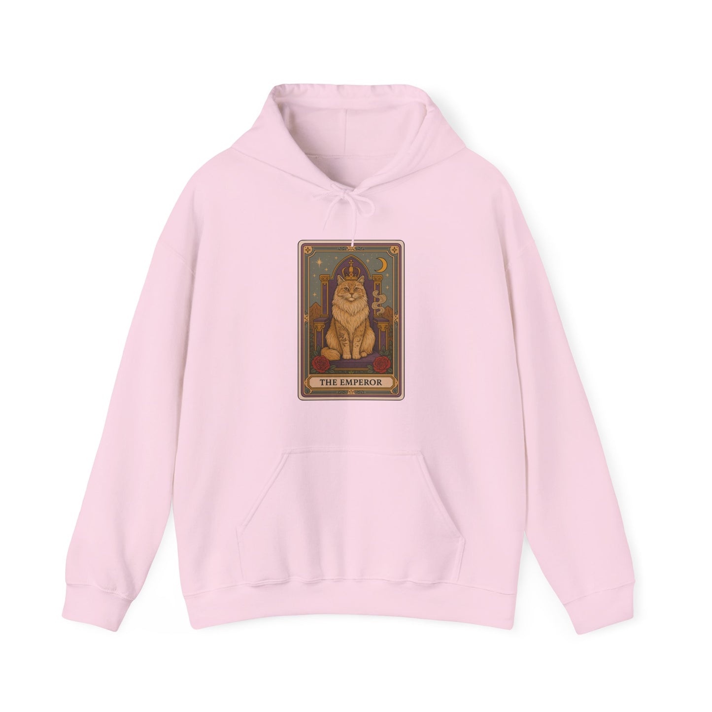 Mock Tarot Card "The Emperor" Cat Hoodie