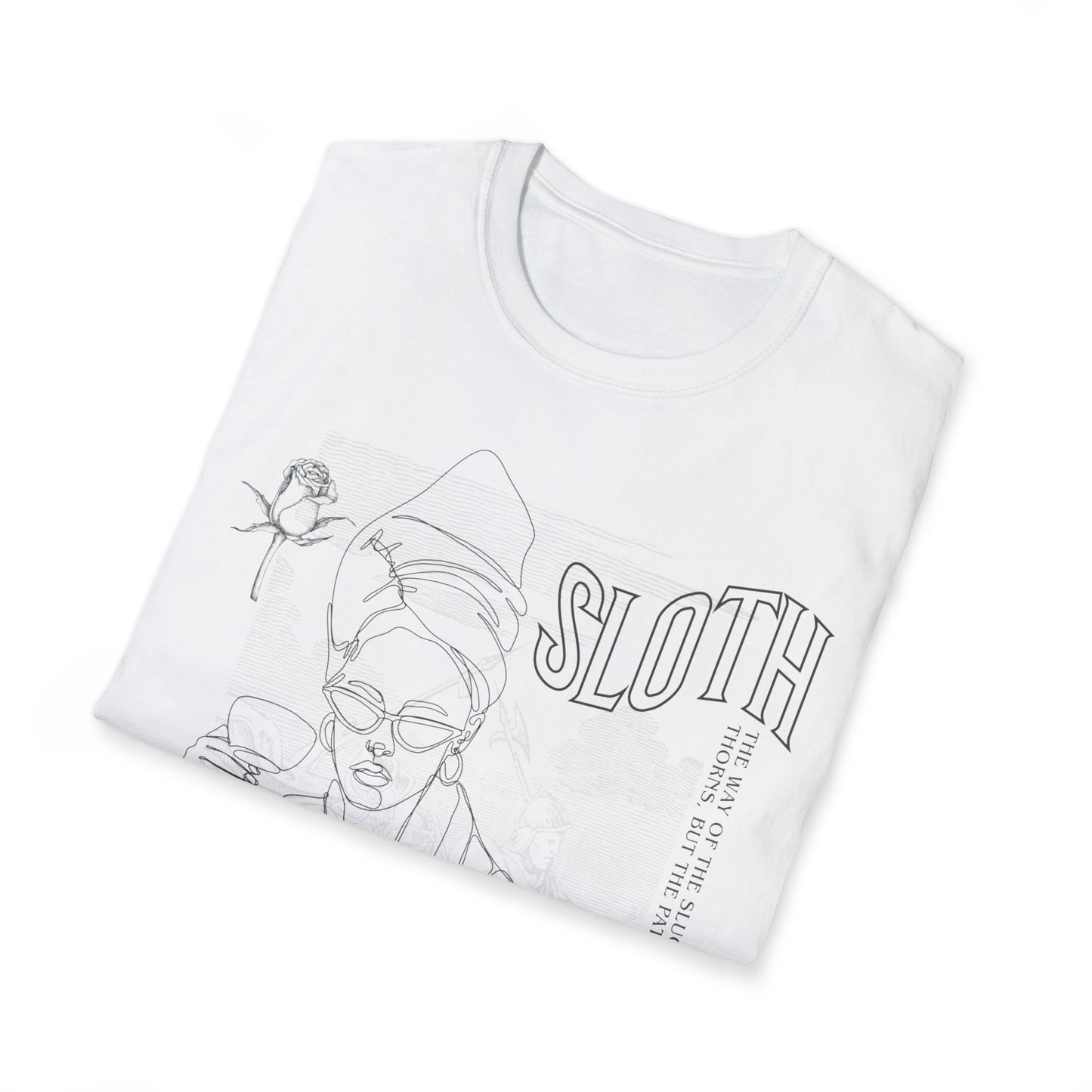 7 Todsünden Faultier T-Shirt