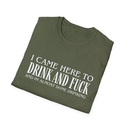 I Came Here to Drink and Fuck T-Shirt