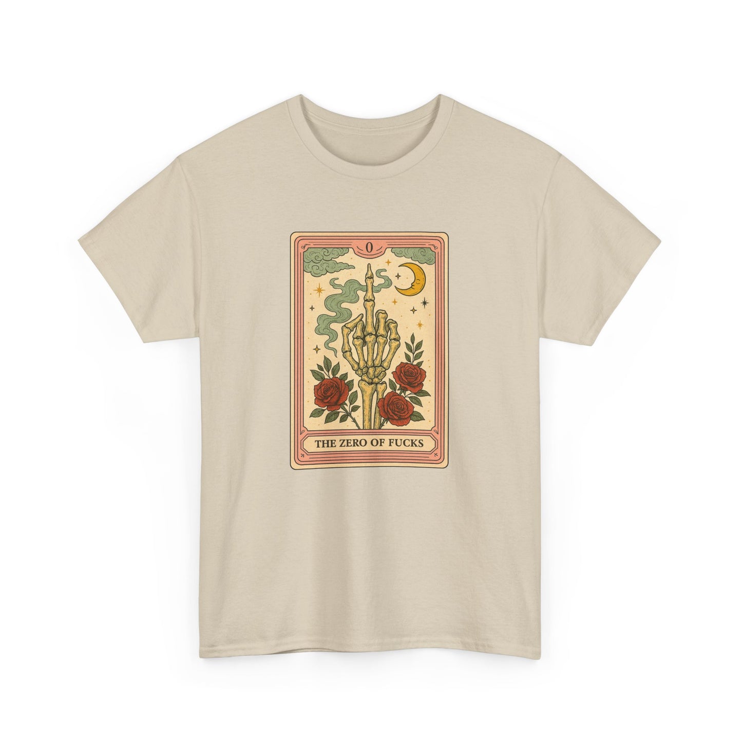 Mock Tarot Card "The Zero of Fucks" Unisex T-Shirt
