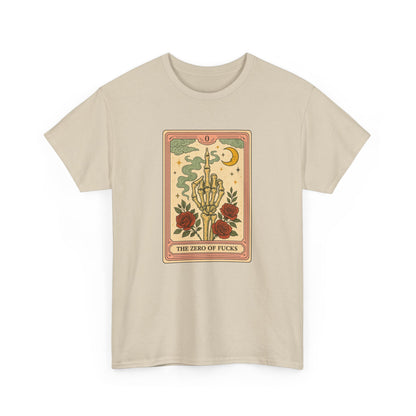 Mock Tarot Card "The Zero of Fucks" Unisex T-Shirt