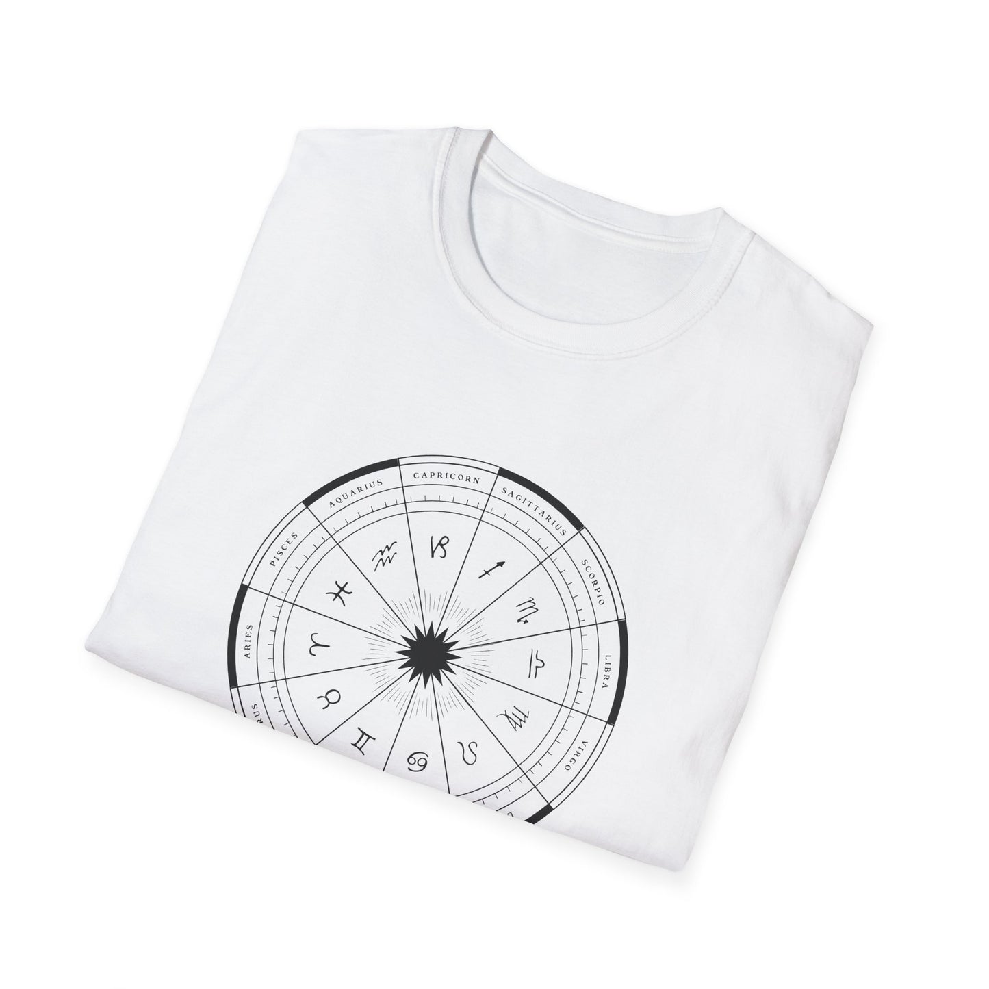 Minimalist Zodiac Wheel T-Shirt