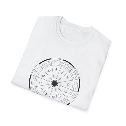 Minimalist Zodiac Wheel T-Shirt