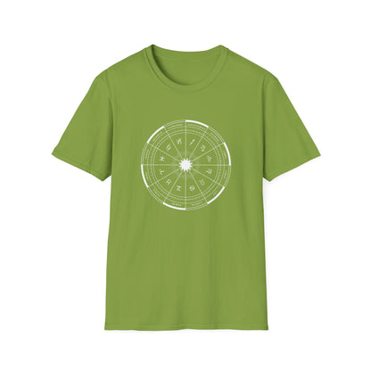 Minimalist Zodiac Wheel T-Shirt