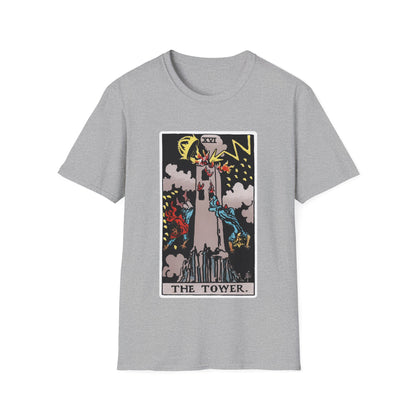 Camiseta de la Carta del Tarot La Torre