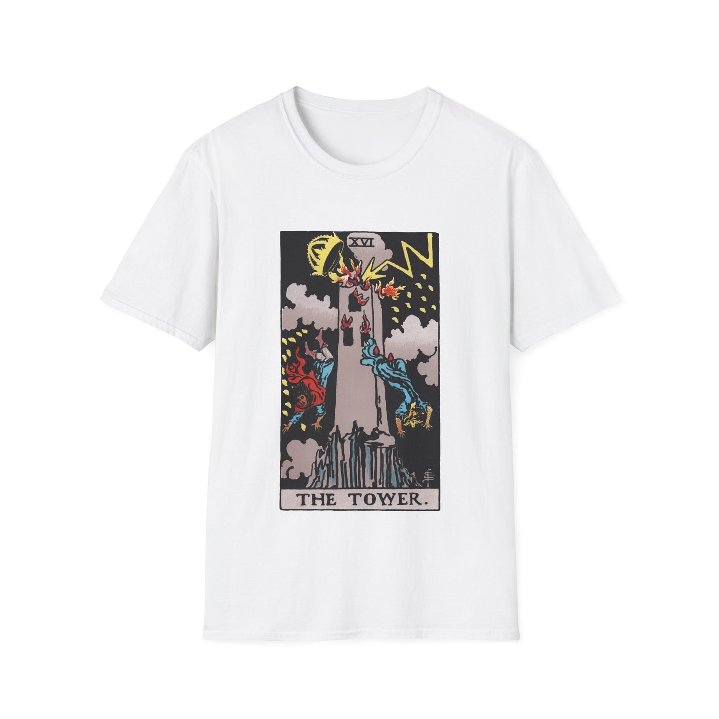 Camiseta de la Carta del Tarot La Torre