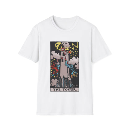 Camiseta de la Carta del Tarot La Torre