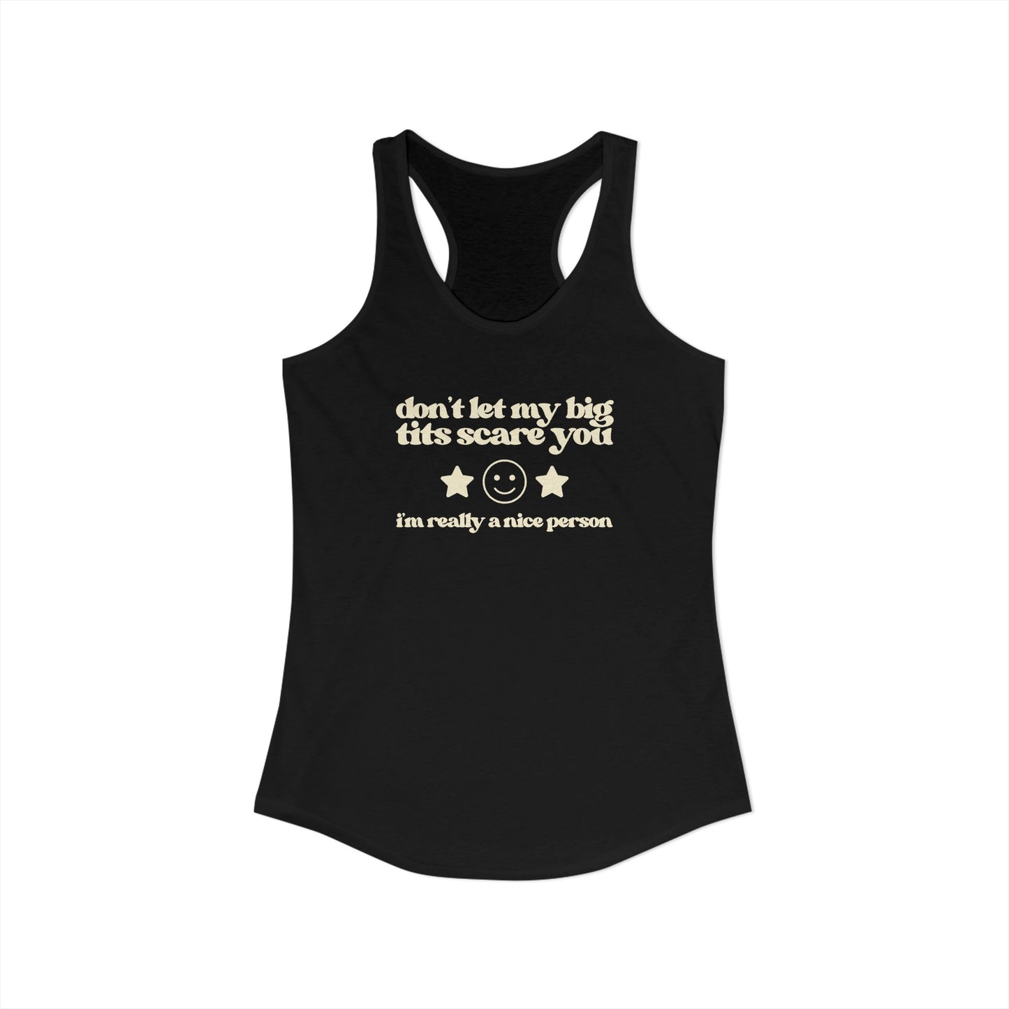 Dont Let My Big Boobs Scare You Y2K Tank