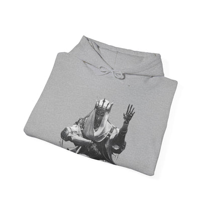 Gothic Chrome King Illustration Hoodie