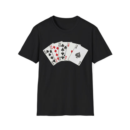 Full House Poker Cards T‑Shirt