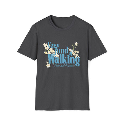 Pride and Prejudice "Very Fond of Walking" T-Shirt