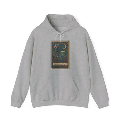 Mock Tarot Card "The Breakfast" Vape and Matcha Unisex Hoodie