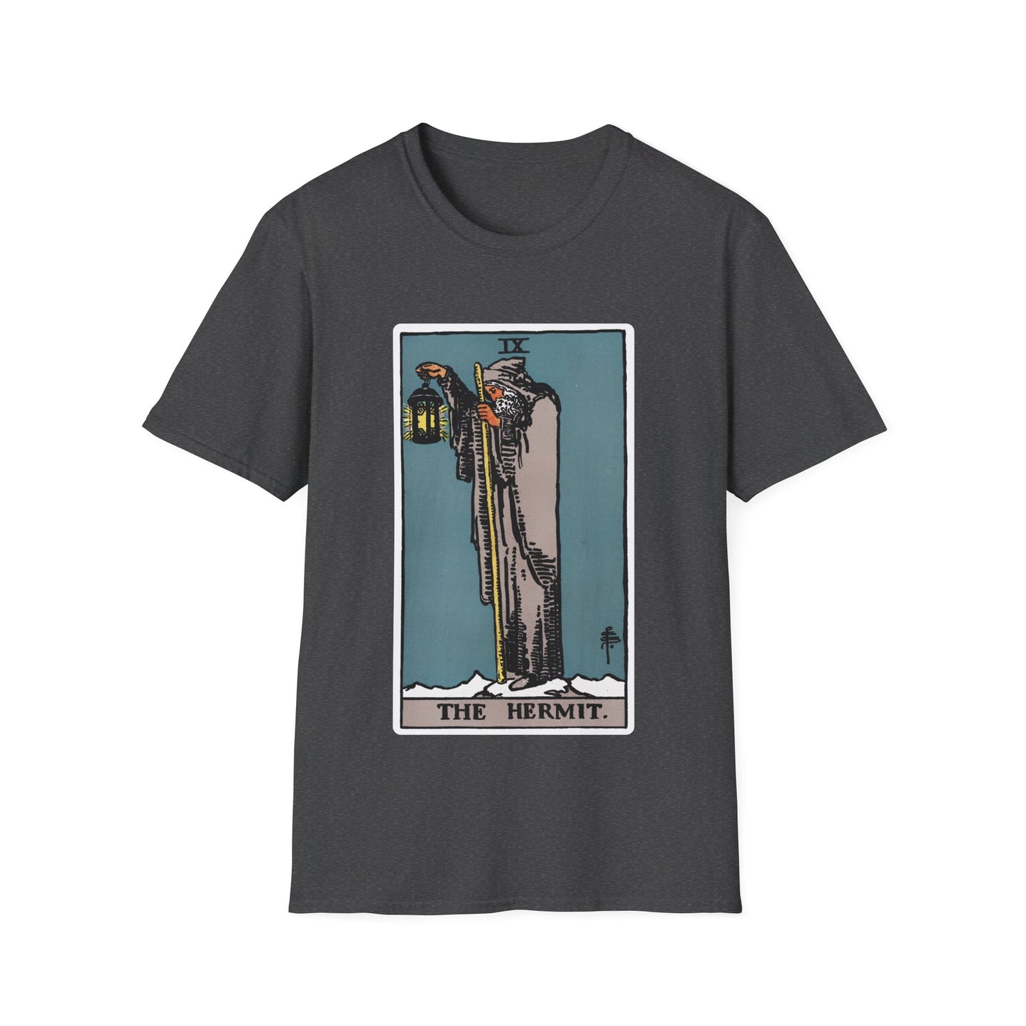 Camiseta con la carta del Tarot El Ermitaño