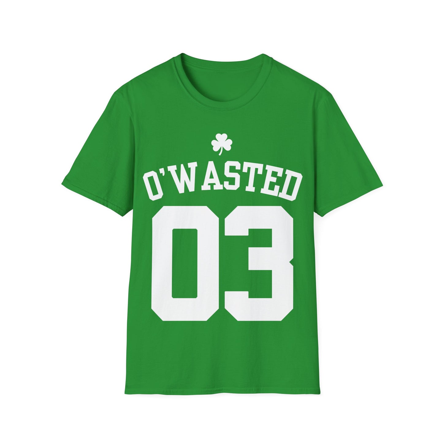 Camiseta de Jersey del Día de San Patricio O'Wasted