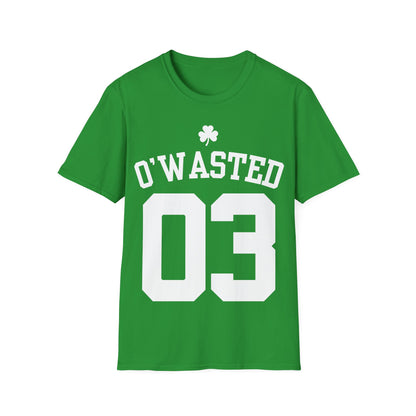 Camiseta de Jersey del Día de San Patricio O'Wasted