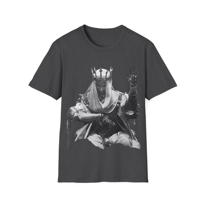Gothic Chrome King Illustration T-Shirt