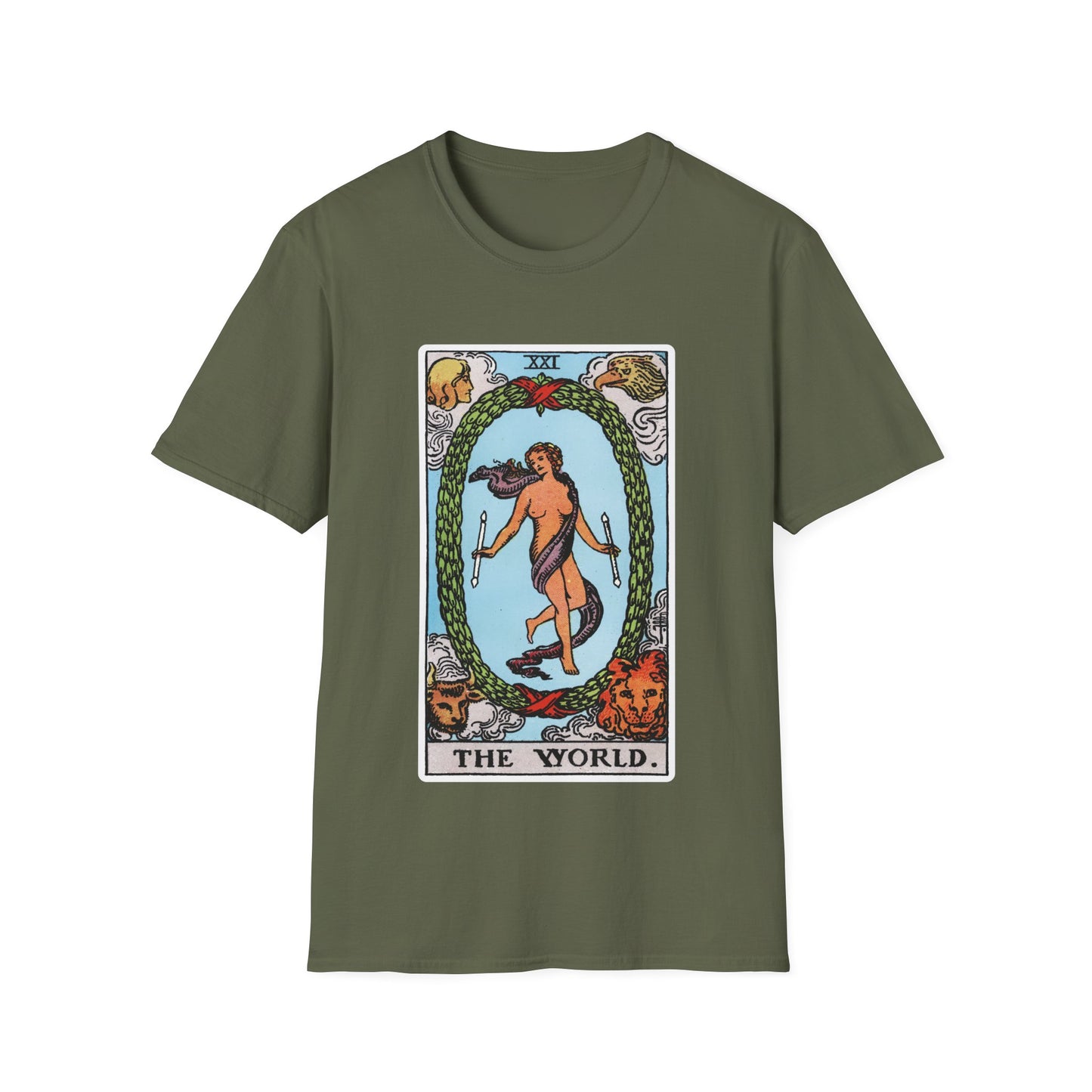 Das Welt Tarotkarten T-Shirt