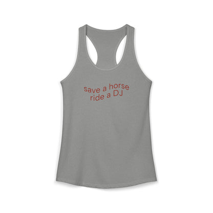 Save a Horse Ride a DJ Y2K Tank
