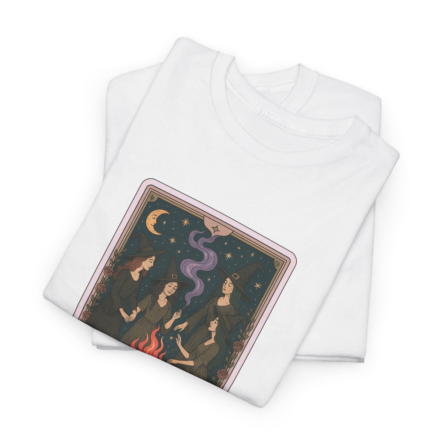 Mock Tarot Card "The Girls Night" Witch T-Shirt