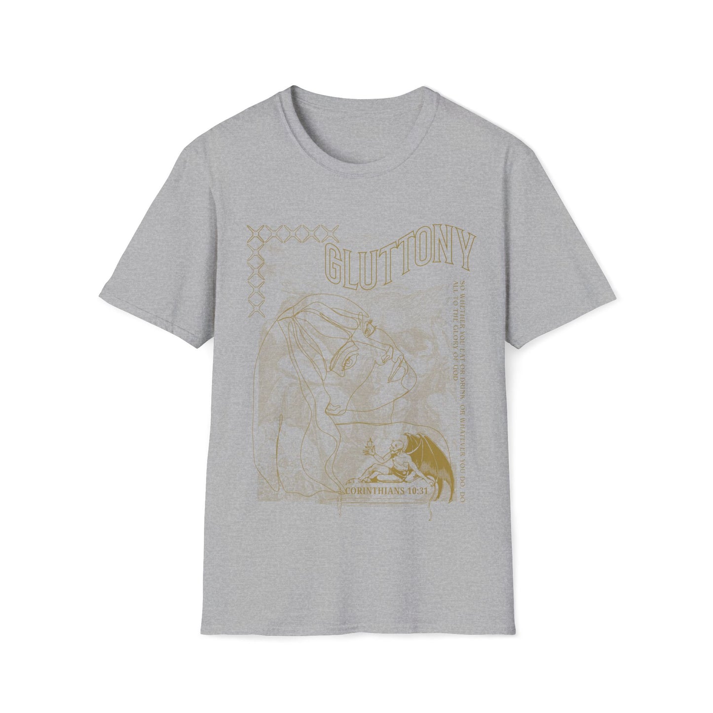 7 Todsünden Völlerei T-Shirt