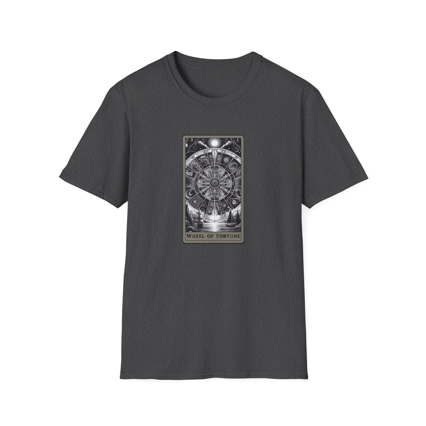 "Wheel of Fortune" Tarot Card Graphic T-Shirt