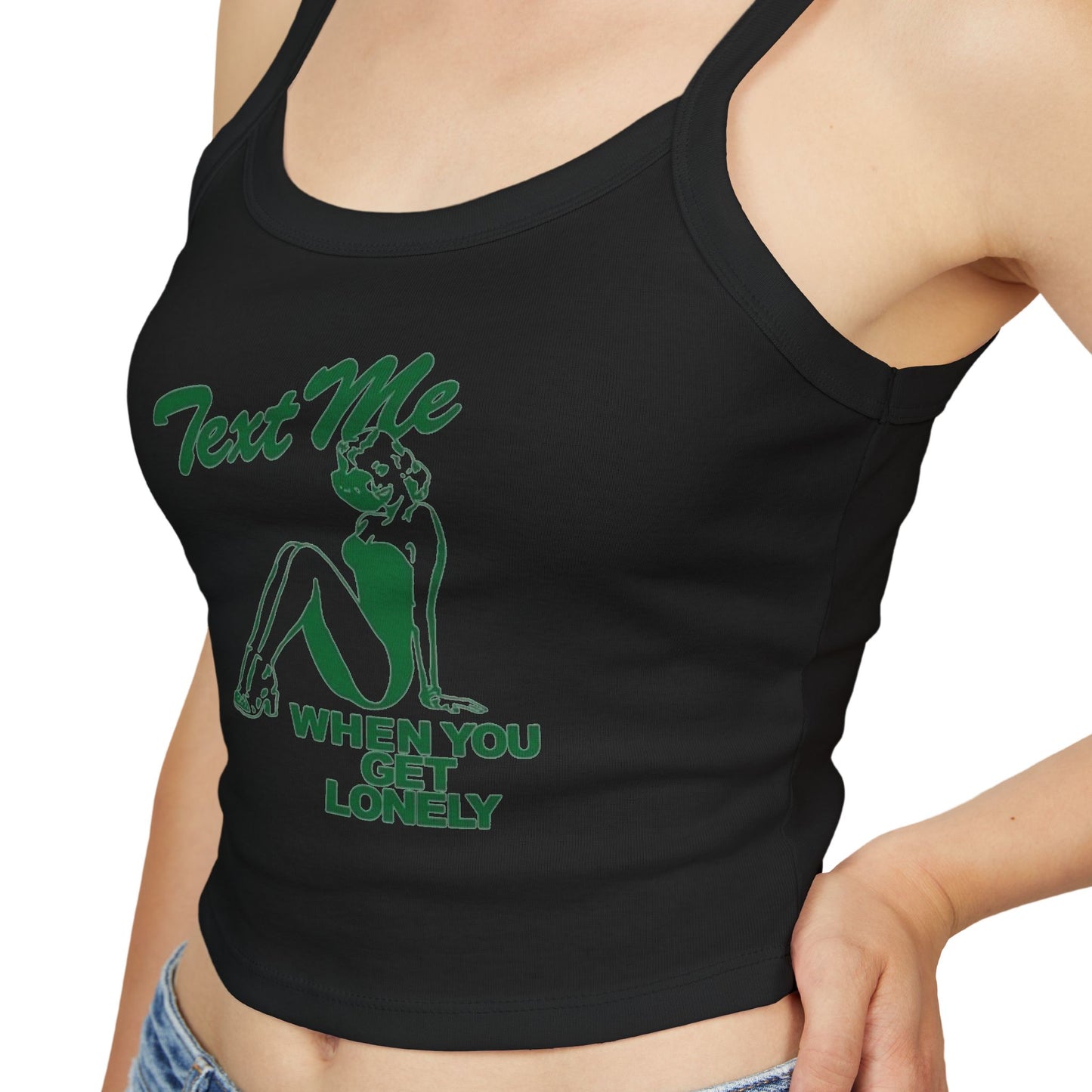 Text Me When You Get Lonely Neckholder-Top