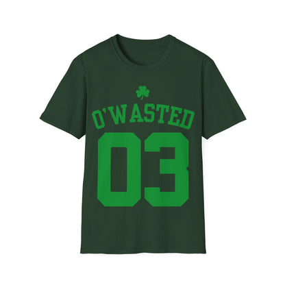 Camiseta de Jersey del Día de San Patricio O'Wasted