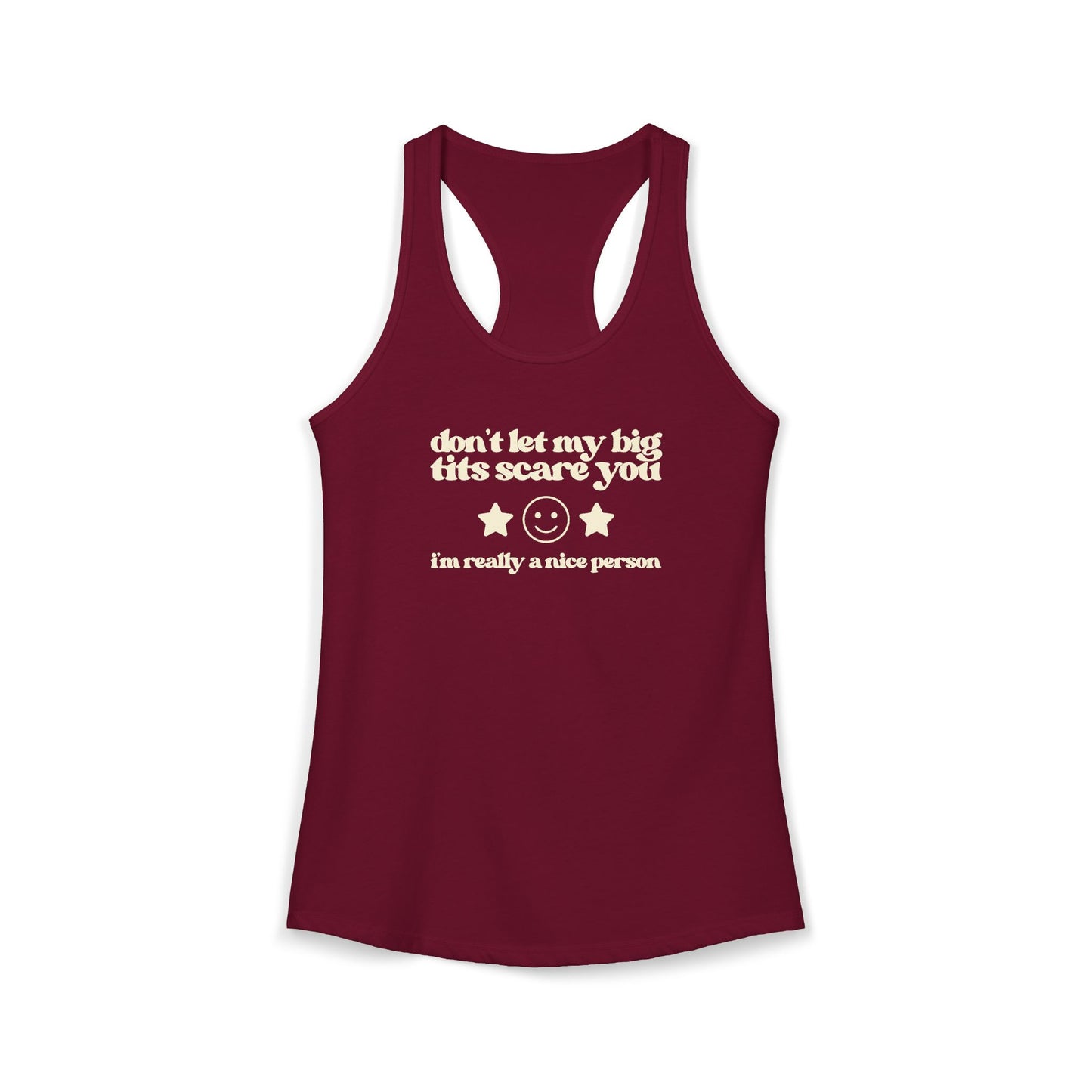 Dont Let My Big Boobs Scare You Y2K Tank