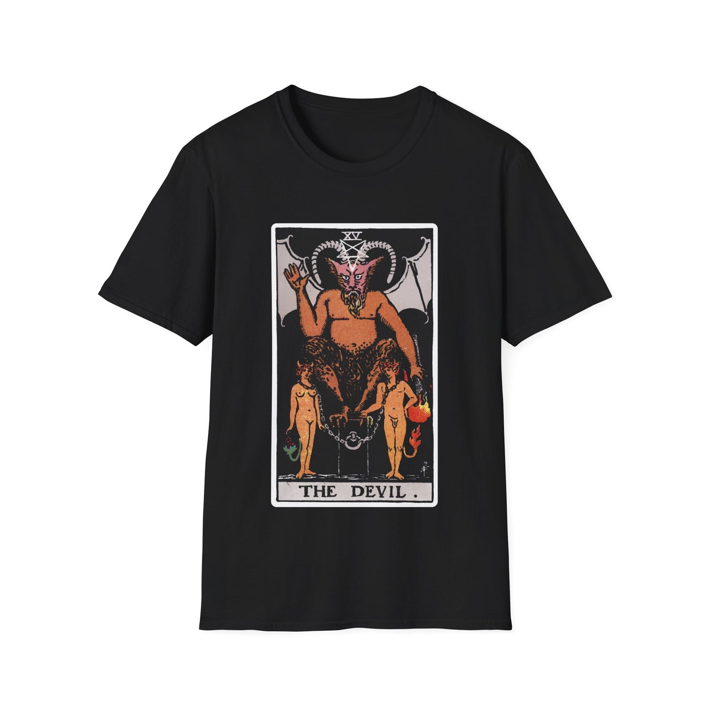Teufel Tarotkarte T-Shirt