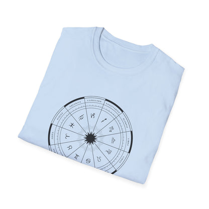 Minimalist Zodiac Wheel T-Shirt