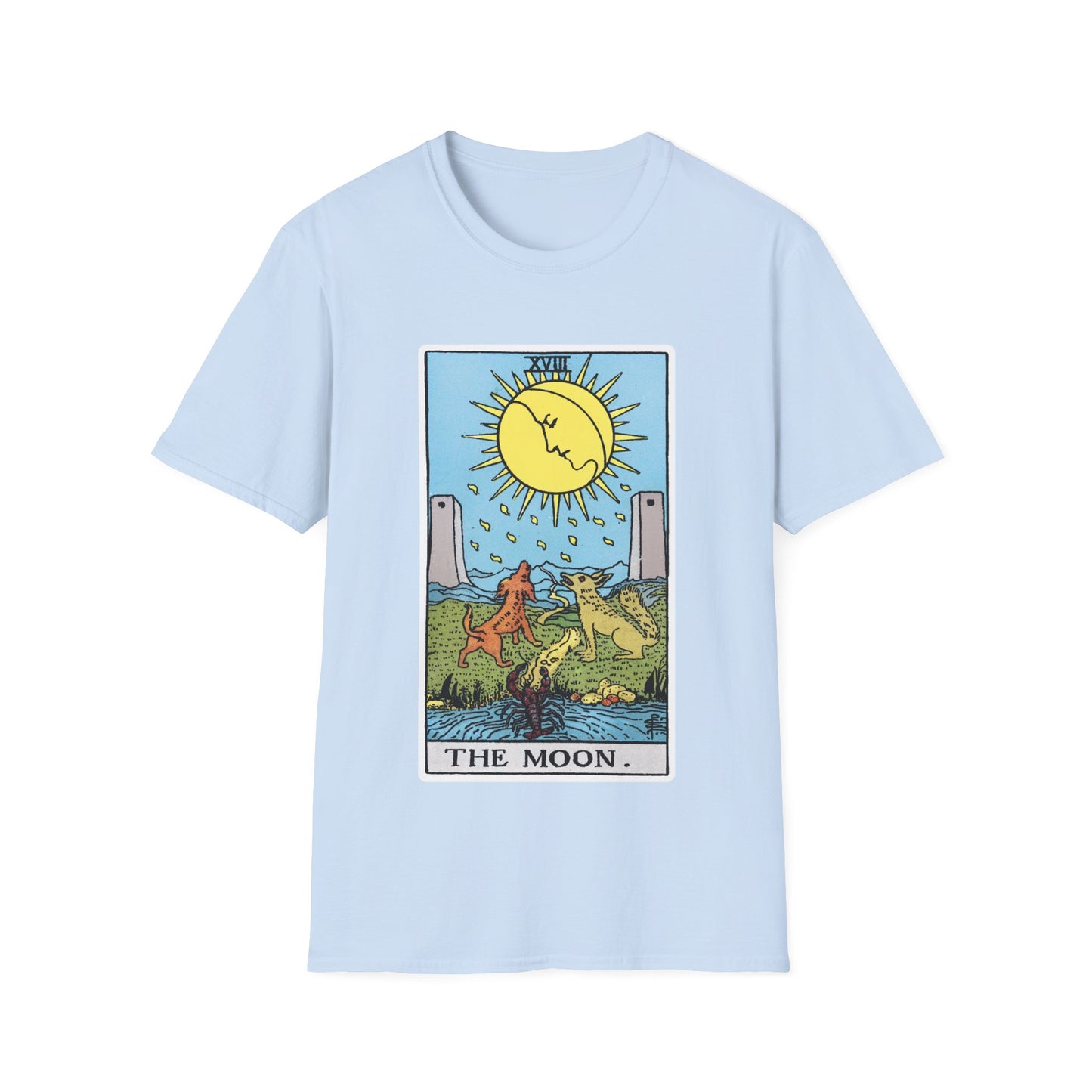 Camiseta de la Carta del Tarot La Luna