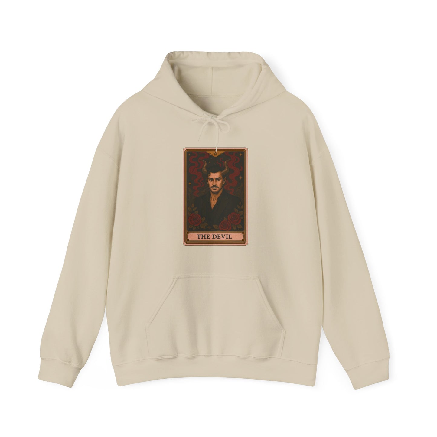 Mock Tarot Card "The Devil" (It's just a man...) Hoodie