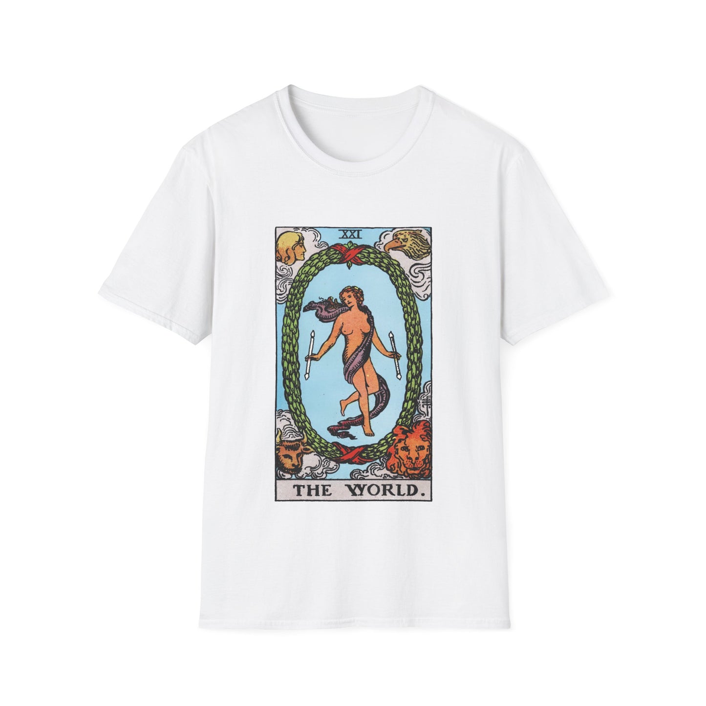 Das Welt Tarotkarten T-Shirt