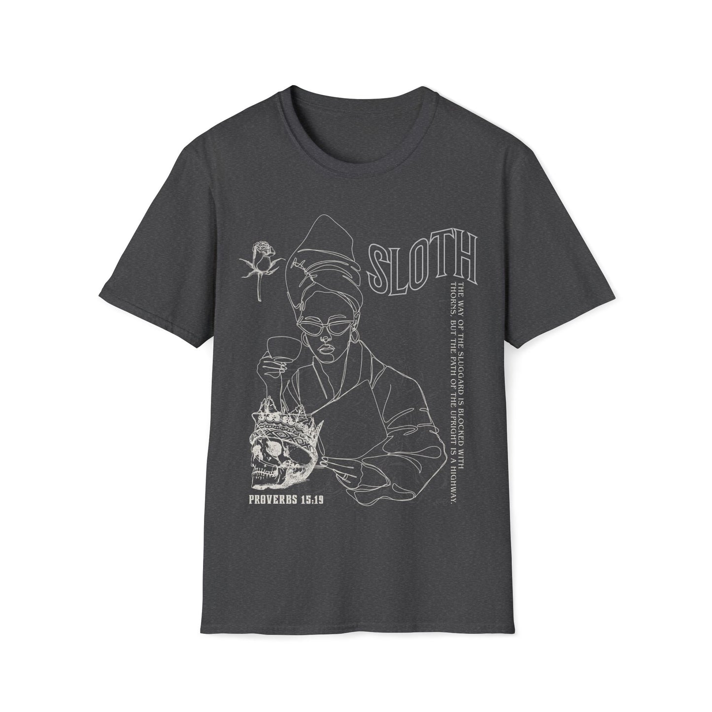 7 Todsünden Faultier T-Shirt