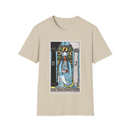 Camiseta de la Carta del Tarot La Suma Sacerdotisa